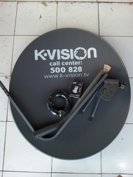 Unik Dish K-vision 80cm plus kabel dan LNB Berkualitas