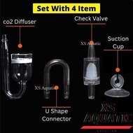 Aquarium CO2 Diffuser Set For Aquascape Or Aquatic Plant