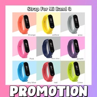 XiaoMi Mi Band 3 Strap Colourful Silicone Replacement Strap For Mi3