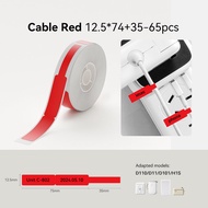 Niimbot | Niimbot Color Cable Label Waterproof Thermal Stickers Roll Tag Printing Adhesive Paper For