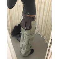 2026 New Version Retro Girl Functional Style 2YK Asymmetrical Multifunctional Large-Capacity Waist B