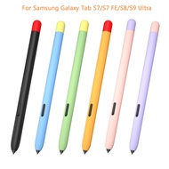 For Samsung Galaxy Tab S9 Ultra S9+ S9 Plus S9 Pencil Case Protective Silicone Tablet Pen Stylus Touch Pen Sleeve Skin Cover Sleeve For Samsung Galaxy Tab S6 Lite/S7 Plus/S8