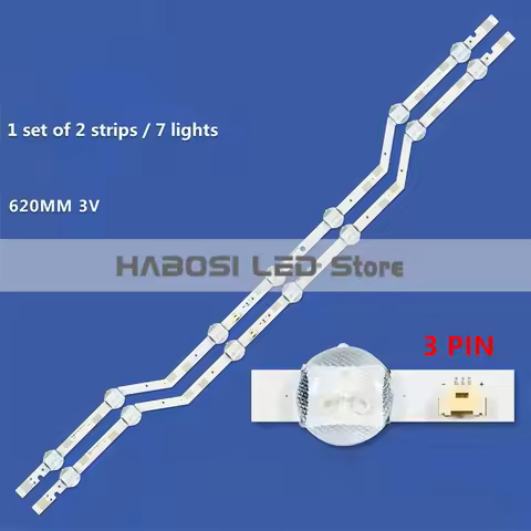 2pcs 2017 SVS32 FHD FCOM 7LEDS REV1.0 170131 LM41 00420A 00495A CY JJ032BGLV7H UE32M5005AK UE32M5005