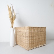 Square Rattan Basket 35x35x25