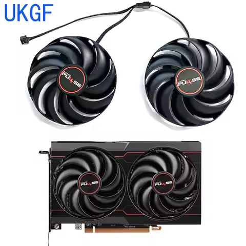 New 87MM 4PIN FDC10H12S9-C RX6600XT GPU Fan for Sapphire Pulse AMD Radeon Rx 6600 6650 XT Graphics C