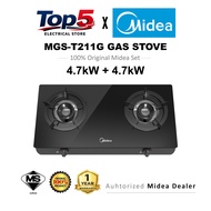 Midea Gas Stove (4.7kW / 3.3kW)  MGS-T211G / MGS-T211S / MGS-T2133S