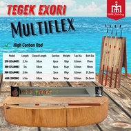 TEGEK EXORI MULTIFLEX | Tongkat Pancing | Fishing Rod | Pole