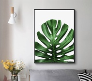 ภาพวาดตกแต่งผนังart decorกรอบรูปติดผนังรูปภาพของพืชสีเขียวตกแต่งร้านภาพวาดตกแต่งบ้านpainting canvasภ