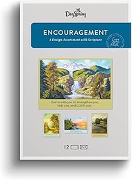DaySpring - Encouragement Fine Art- 4 Fine Art Landscape Designs Assortment with Scripture - 12 Enco