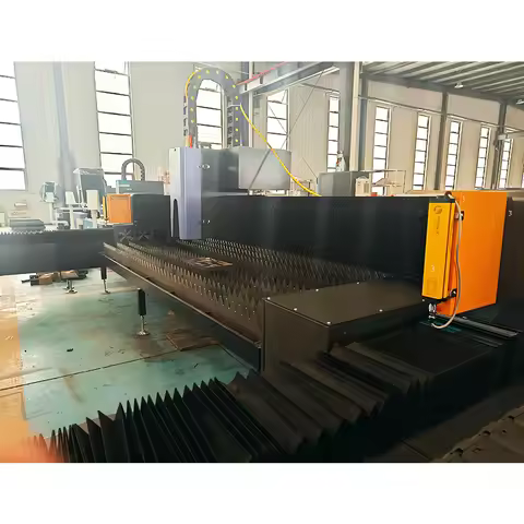 Big Cutting Laser Machine AKJ3060F With Gantry Ground Move Cnc Sheet Metal Laser Cutting Price