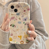 Doodle Animals Case Samsung S25fe S24 S23fe S21fe S20fe S24 S25 S22 S23 S26 M15 M14 M54 M34 F34 S25P
