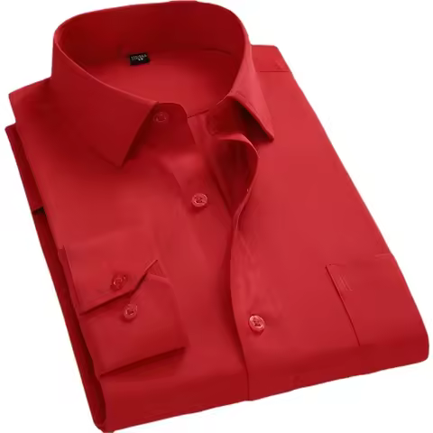 Qualilty Plus Large Size 8XL 7XL 6XL 5XL 4XL Mens Business Casual Long Sleeved Pocket Shirt Striped 