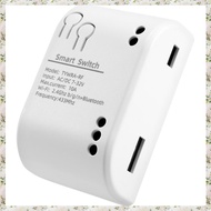 (UJCZ) 1CH Smart Switch 7-32V AC DC WIFI Tuya Remote Control 433 Light Switch 10A Rele Relay Self-Lo