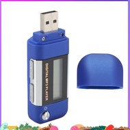 Mp3 Player 4GB U Disk Music Player Supports Replaceable AAA Battery, Recording (Blue)
