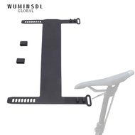 WUMINSDL Bike Seat Post Mudguard, Black Flexible Bike Seat Post Mud Protector, Durable Silicone Ligh