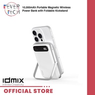 IDMIX 10000mAh Portable Mag Wireless Power Bank with Foldable Kickstand Fast Charging Mini Power Bank Battery Pack Quick Charger For iPhone 15 14 13 12 Pro Max Q10PROII