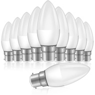 Candle Light Bulbs Bayonet 40W Equivalent, B22 LED Bulb 5 Watt 400lm Energy Saving Bayonet Light Bul