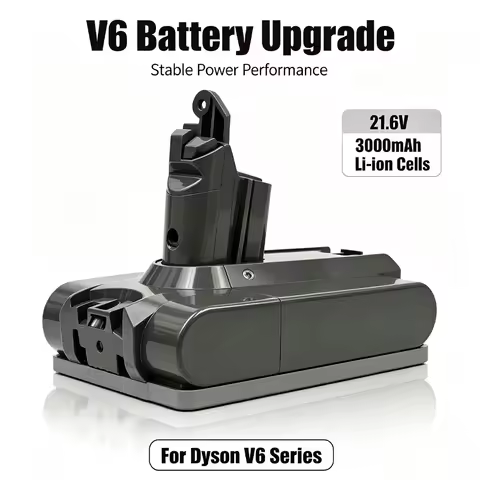 21.6V 12800mAh Replacement Battery for Dyson V6 Compatible with DC59 DC62 SV03 SV04 SV09 Animal Moto