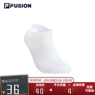 斐乐（FILA） FILA FUSION斐乐潮牌女袜浅口袜季新款船袜时尚运动休闲袜 标准白-WT S