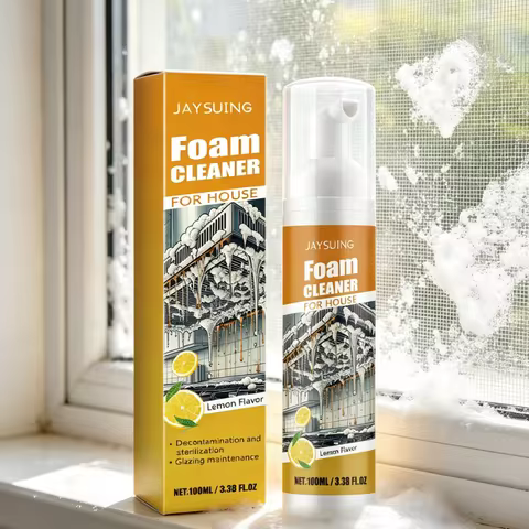 JAYSUING Multi Purpose Foam Cleaning Spray Powerful Decontamination Stain Remover Rapid Penetration 