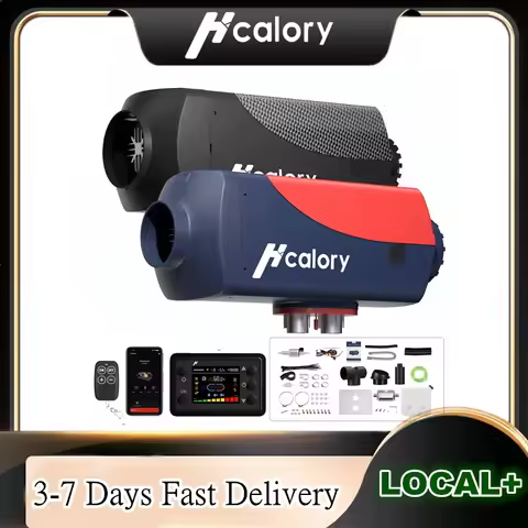 Hcalory 8KW Diesel Heater 12V 24V Diesel Air Heater with Bluetooth Remote Control and Smart APP 10L 