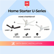 KDK Home Starter U-series Kit U60FW+ U48FP + U48FP Bundle Promotion with Standard Installation