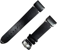GANYUU Fenix 3 HR 26mm QuickFit Watch Band Oil Wax Leather Handmade Retro Wristband Strap for Garmin Fenix 6X/Fenix 5X Big Wrist Band