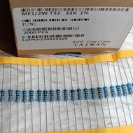 500 pcs resistor 1/2 watt 33k COPPER LEGS 1/2w 33 k