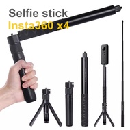 Invisible Selfie Stick for Insta360 X4 X3 ONE X2 RS Bullet Time Aluminum Alloy Selfie Stick Tripod for Insta 360 X4 Accessories