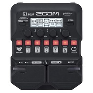 Zoom G1 FOUR Guitar Multi-Effects Processor Pedal พร้อมเอฟเฟกต์ในตัว 60+ การสร้างแบบจําลองแอมป์ ส่วน
