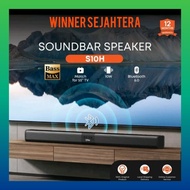 Speaker S10H Soundbar 10W Subwoofer | Bluetooth 6.0 | Bass Max 1800mAh | Wall Mount with Mounting fo