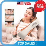 [ MALAYSIA READY STOCK ] U Shape Heating Shiatsu Body Shoulder Neck Massager Urut Leher Tulang Belak