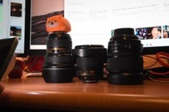 Nikon f mount lens 三支 （14-24 2.8 20 1.8 sigma 24-105)