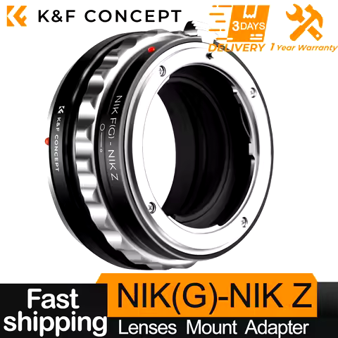 K&F Concept Lens Adapter for Nikon G AF-S Mount Lens To Nikon Z6 Z7 Camera Compatible Nikon F Mount 