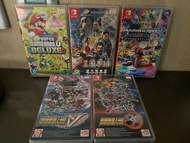 NS 超級機器人大戰30 機戰V, Super Mario Bros Deluxe ,超級瑪利歐賽車8 日版 三國志14 威力加強版 Switch Game