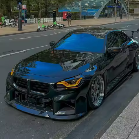 NOT RGB Angel Eyes DRL Blue Yellow Red Amber LED Boards For BMW 2 series M2 LCI G42 G87 M240i 220i 2