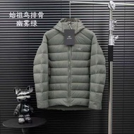 Arcteryx始祖鳥 THORIUM Hoody 純色連帽拉鍊戶外保暖排骨羽絨服外套