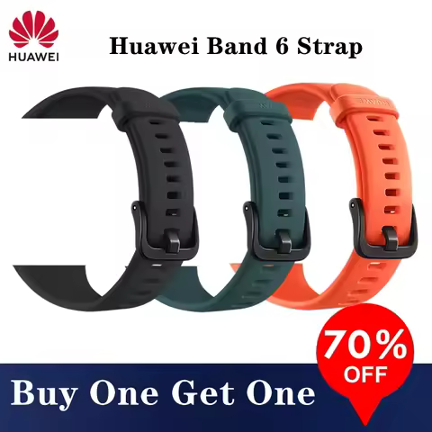 Original Huawei Silicon Watch band for Huawei Band 6 Watch strap Silicon Wrist Strap