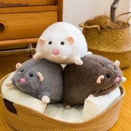 [DreamNest] 33/45CM Mouse Doll Cartoon Flower Branch Rat Doll Soft Plush Animal Figure Throw Pillows