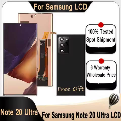 Super AMOLED For Samsung Note20 Ultra LCD N986B N985 N985F Display Touch Assembly For Samsung Note 2