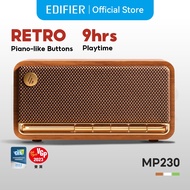 Edifier MP230 Vintage Portable Speaker V5.0 ปุ่มคีย์เปียโน การเล่น 9H | Aux | Sound Card | TF | 20W 