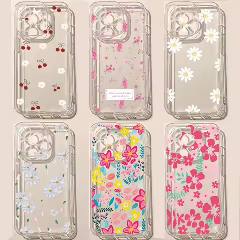 Small Flowers Phone Case For Huawei P40 Lite Nova 3i 5T 7SE 9SE Honor 90 Lite X7B X8B X9B X9A Y9 Pri