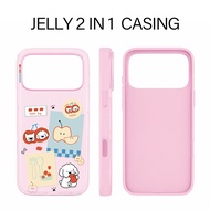 [ Meteor Case] 2 In 1 Apple Dog Case Realme C100 C100x C100i P3 Lite C100 C100x C100i Note 80 C85 Pr