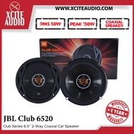 JBL CLUB 6520 6.5" 50 Watts Club Series Bass Coaxial Car Speakers