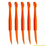 BLACK 5Pcs Plastic Orange Peeler Remover Multifunctional Easy Open Fast Peeling  Citrus Lemon Cutter