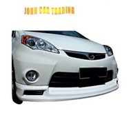 Ready Stock Perodua Alza 2009 SE Pu Front Skirt Alza Bodykit Alza Skirt Depan Front Lip Pu Material