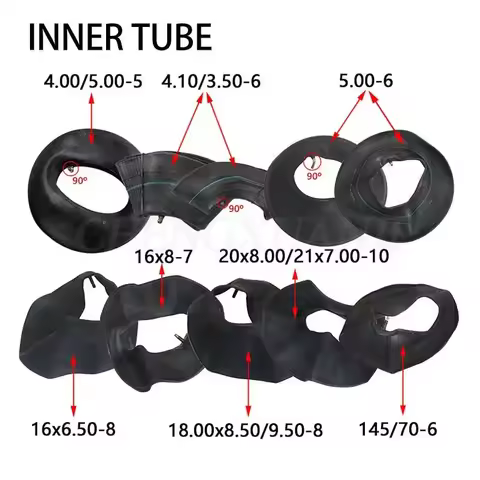 Motocycle Tube 3.50/4.00-6 4.10/3.50-6 5.00-6 4.10/3.50-5 20x8 / 21x7-10 16x8-7 Tire Inner Tube For 