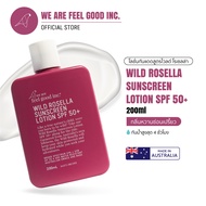 We Are Feel Good Inc. : Wild Rosella Sunscreen Lotion SPF 50+ โลชั่น กันแดด สูตร ไวลด์ โรเซลล่า SPF 