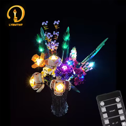 LYBMTWF LED Lighting Kit Compatible with Lego 10280 Romantic Flower Bouquet (NOT Include The Model B