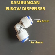 ELBOW SAMBUNGAN SELANG DISPENSER GALON BAWAH